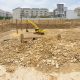 une palissade de chantier